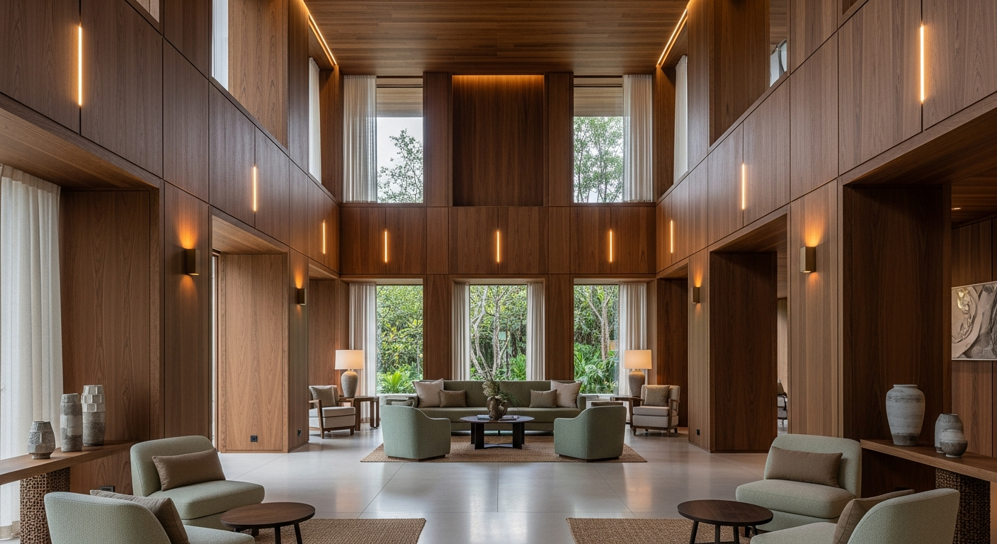 Resort-style interior lounge reference