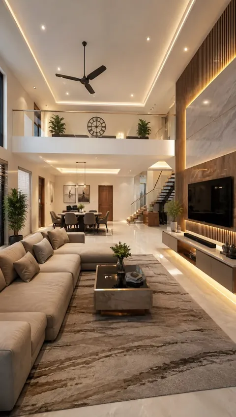 Residential living room interior